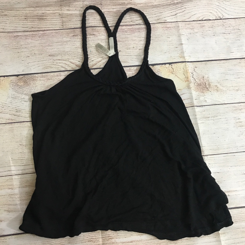 Black Braided Shirt
